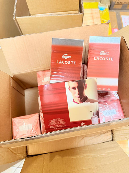 Lacoste L.12.12 Rouge Eau de Toilette for Men 4.2 oz / 100 ml